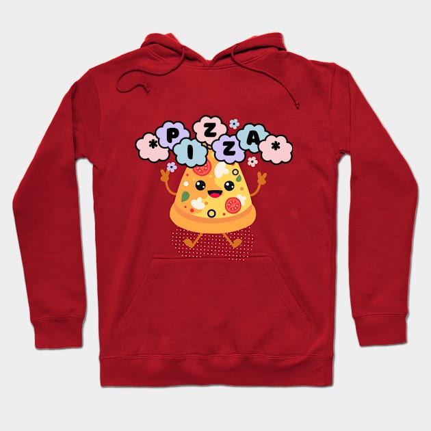 PIzza Lovers- Cute Pizza Hoodie by RealNakama